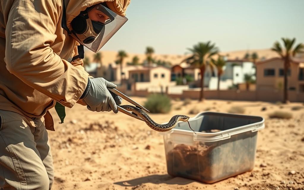 مكافحة الأفاعى في الشارقة