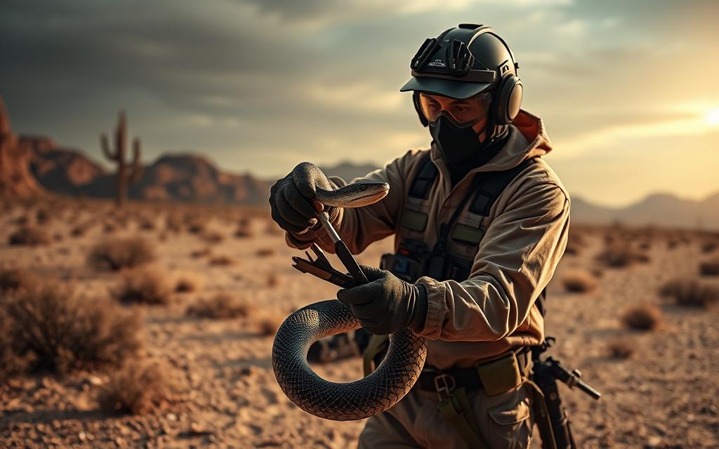 مكافحة أفاعي في رأس الخيمة